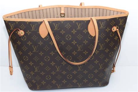 lv neverfull mm beige